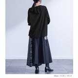 kOhAKU異素材配色プリーツブラウス | osharewalker | 詳細画像13 