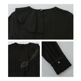 kOhAKU異素材配色プリーツブラウス | osharewalker | 詳細画像18 