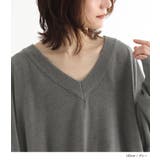 n'OrLABELカシミヤタッチVネックニット  | osharewalker | 詳細画像4 