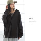 n'OrLABELスキッパーネックシルエットシャツ | osharewalker | 詳細画像5