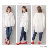 n'OrLABELスキッパーネックシルエットシャツ | osharewalker | 詳細画像8