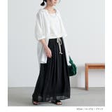 n'OrLABELふわさらロングスカート | osharewalker | 詳細画像4 