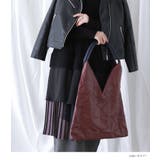 kOhAKU2wayワッシャー×フラット配色トライアングルトート | osharewalker | 詳細画像12