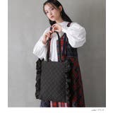 somari imaginationフリルキルティングトートバッグ | osharewalker | 詳細画像2 