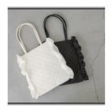 somari imaginationフリルキルティングトートバッグ | osharewalker | 詳細画像10 