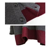 kOhAKUアシメアーガイル柄ニットカーディガン  | osharewalker | 詳細画像15 