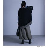 kOhAKUアシメチェック柄ニットカーディガン | osharewalker | 詳細画像5