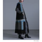 kOhAKU配色フード付きロングカーディガン | osharewalker | 詳細画像6