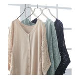 n'OrLABEL透かし編みドルマンニット2wayカーディガン  | osharewalker | 詳細画像7 