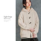 n'OrLABELダッフルデザインニットパーカー | osharewalker | 詳細画像10