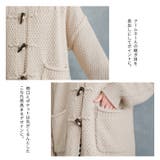 n'OrLABELダッフルデザインニットパーカー | osharewalker | 詳細画像4