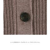 n'OrLABEL畦編みVネックニットカーディガン | osharewalker | 詳細画像12 