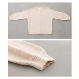 n'OrLABELフェイクパールボタンモヘヤタッチカーディガン | osharewalker | 詳細画像15 