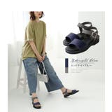 n'OrLABELバイカラーフラットサンダル | osharewalker | 詳細画像15 