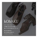 kOhAKUスクエアオープントゥサンダル  | osharewalker | 詳細画像15 