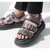 n'OrLABELベルトデザインエナメルサンダル | osharewalker | 詳細画像8 