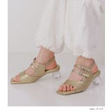 somari imaginationクリアヒールデザインサンダル | osharewalker | 詳細画像4 