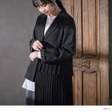 kOhAKU異素材プリーツアシメジャケット | osharewalker | 詳細画像14