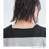 n'OrLABELデザインボートネックボーダーTシャツ | osharewalker | 詳細画像16 