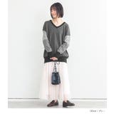 n'OrLABEL配色ボーダーデザインニット | osharewalker | 詳細画像8