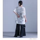 kOhAKUアシンメトリー手書き風デザインTシャツ | osharewalker | 詳細画像5 