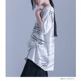 kOhAKUアシンメトリー手書き風デザインTシャツ | osharewalker | 詳細画像6 