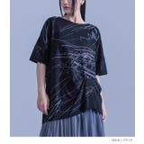 kOhAKUアシンメトリー手書き風デザインTシャツ | osharewalker | 詳細画像10 