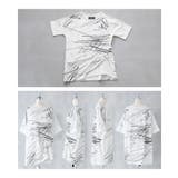 kOhAKUアシンメトリー手書き風デザインTシャツ | osharewalker | 詳細画像15 