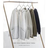 n'OrLABEL配色リボンスウェットパーカー  | osharewalker | 詳細画像7 