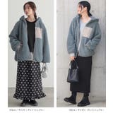 n'OrLABEL異素材フーデッドボアブルゾン  | osharewalker | 詳細画像11 