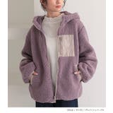 n'OrLABEL異素材フーデッドボアブルゾン  | osharewalker | 詳細画像13 