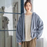 n'OrLABELふわふわボリュームファーパーカー | osharewalker | 詳細画像4