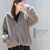 n'OrLABELふわふわボリュームファーパーカー | osharewalker | 詳細画像6