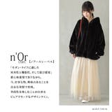 n'OrLABELふわふわボリュームファーパーカー | osharewalker | 詳細画像10