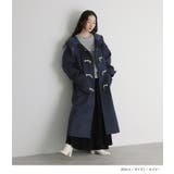 somari imaginationスタンドフードロングダッフルコート | osharewalker | 詳細画像8