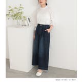 n'OrLABELきれい見えデニムワイドパンツ | osharewalker | 詳細画像2