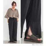 n'OrLABELストレートワイドゆるひら涼スラブパンツ | osharewalker | 詳細画像6