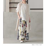 n'OrLABEL水彩アートプリントワイドパンツ  | osharewalker | 詳細画像13 