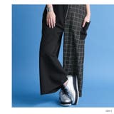 kOhAKUチェック柄切替アシメサロペット | osharewalker | 詳細画像6