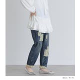 somari imaginationレースサルエルデニムパンツ  | osharewalker | 詳細画像6 