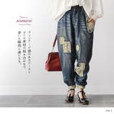 somari imaginationレースサルエルデニムパンツ | osharewalker | 詳細画像17
