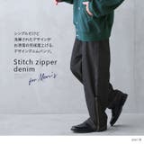 n'OrLABEL配色ステッチジッパーデザインデニム  | osharewalker【MEN】 | 詳細画像17 