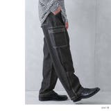 n'OrLABEL配色ステッチジッパーデザインデニム  | osharewalker【MEN】 | 詳細画像4 