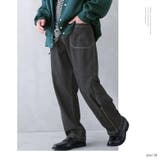 n'OrLABEL配色ステッチジッパーデザインデニム  | osharewalker【MEN】 | 詳細画像9 