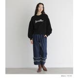 somari imaginationフリルデザインクロップドデニムパンツ | osharewalker | 詳細画像6