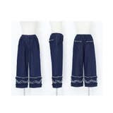 somari imaginationフリルデザインクロップドデニムパンツ | osharewalker | 詳細画像14