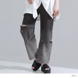 kOhAKUジップデザイングラデーションデニムパンツ | osharewalker | 詳細画像12 