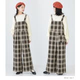 n'OrLABELチェック柄サロペット | osharewalker | 詳細画像8 