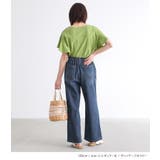 n'OrLABELひんやり冷感ワイドストレートデニムパンツ | osharewalker | 詳細画像8