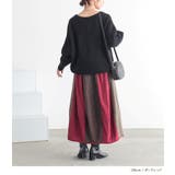 n'OrLABEL異素材配色コクーンスカート  | osharewalker | 詳細画像12 